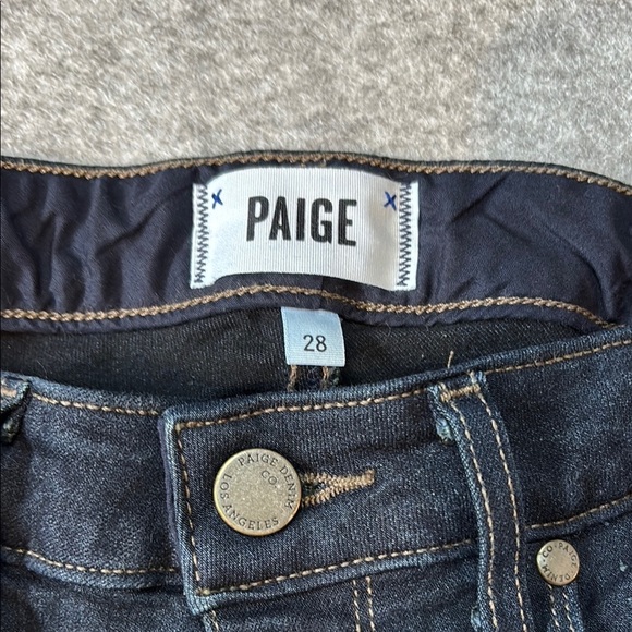 π₯ PAIGE Hoxton Straight Jeans β Mona Wash, Size 28 π₯ - Picture 11 of 15